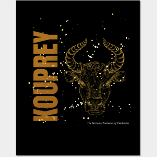 Powerful yet soft Kouprey design Posters and Art